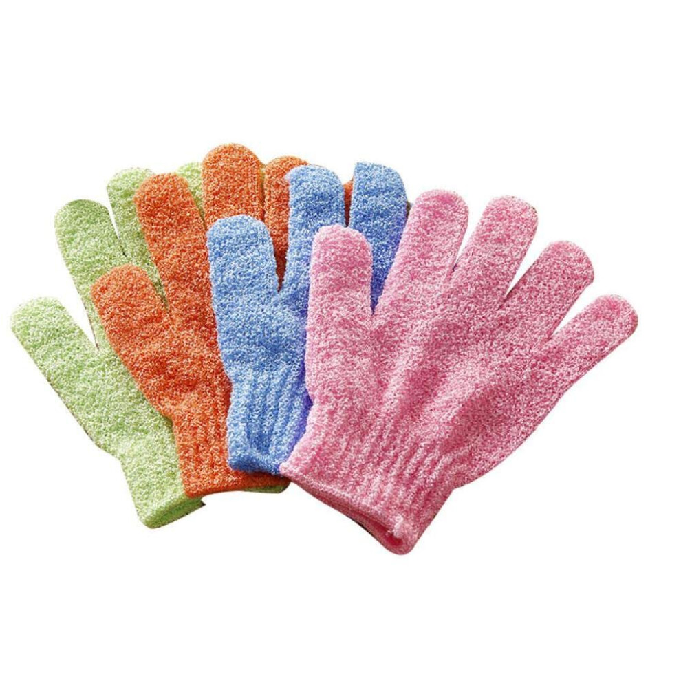 Elastic Massage Scrubber Spa Foam Exfoliating Bath Glove For Shower Accessories Random Color