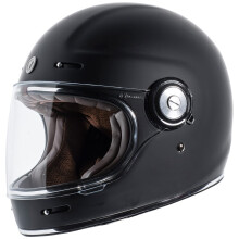 TORC T1 Casco de motocicleta retro integral unisex para adultos (negro mate X-Small)