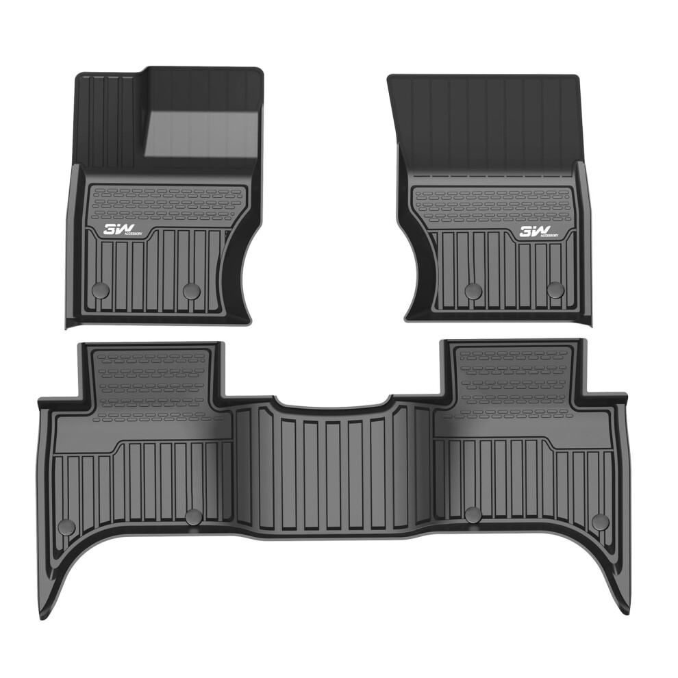 3W Floor Mats Fit Range Rover Sport 2014-2022(Not For Range/Land Rover Discovery Sport) Tpe All Weather Custom Fit For Land Rover Sport 1St And 2Nd R 614251254664