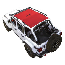 Spiderwebshade Pare-soleil en maille compatible avec Jeep Wrangler jl 4 portes 2018 jusqu' prsent, toutes les garnitures fabriques aux tats-U