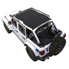 Spiderwebshade Pare-soleil en maille compatible avec Jeep Wrangler jl 4 portes 2018 jusqu' prsent, accessoire de vhicule fabriqu aux tats-Un
