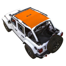 Spiderwebshade Pare-soleil en maille compatible avec Jeep Wrangler jl 4 portes 2018 jusqu' prsent, toutes les garnitures fabriques aux tats-U
