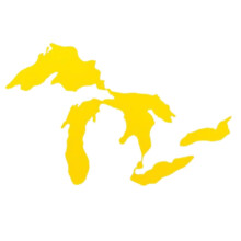 Adesivo Great Lakes Michigan Decalcomania per auto Vinile impermeabile resistente di alta qualit? per paraurti Windows Laptop Bottiglie d'acqua o