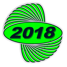 Versa Tag 2018 ovale modello anno concessionario auto finestra adesivi orgogliosamente Made in USA Versa modello ovale anno parabrezza adesivi so