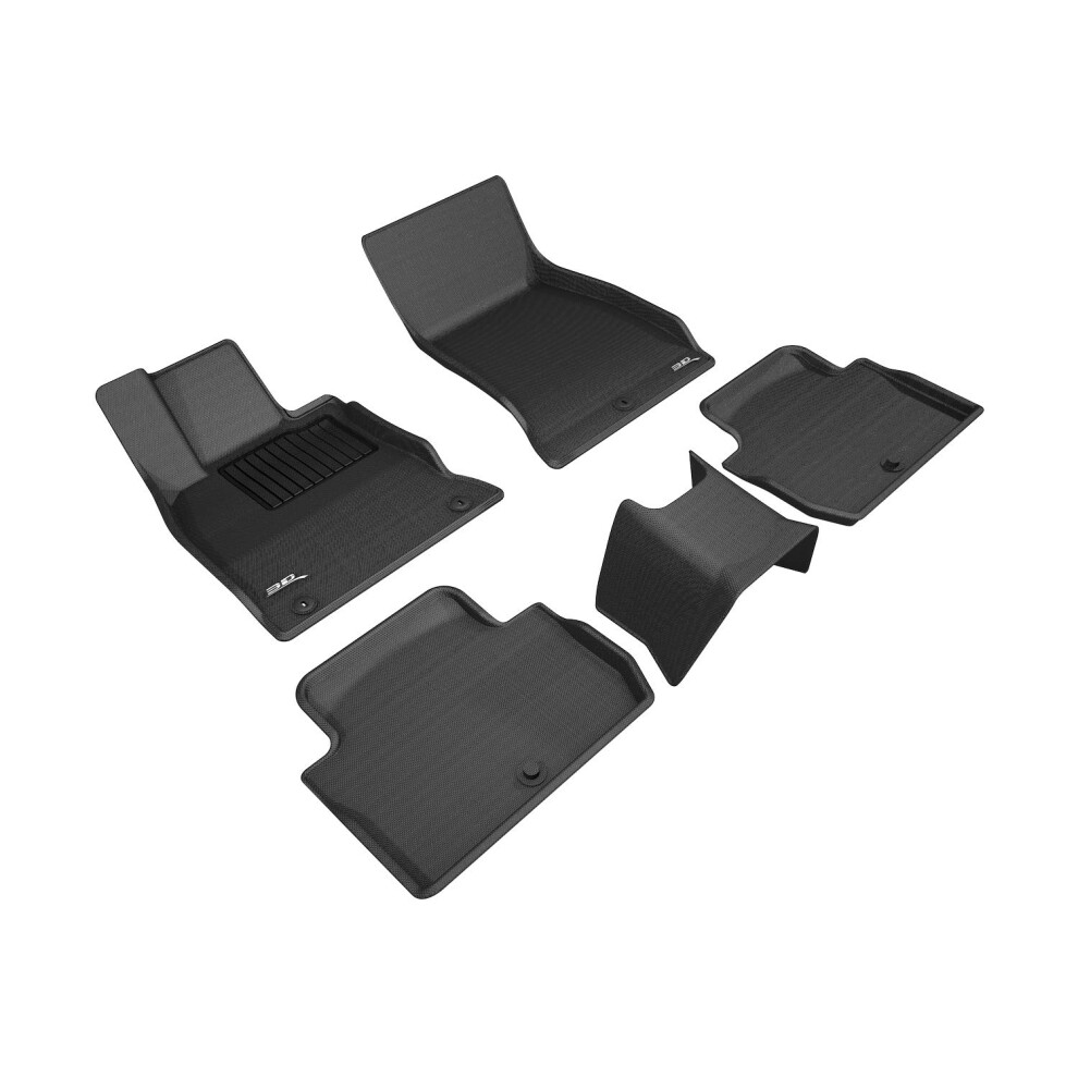 3D Maxpider L1ka04601509 Kagu R1 R2 Floor Mat For 2018 Kia Stinger Rwd, Black 190204035929