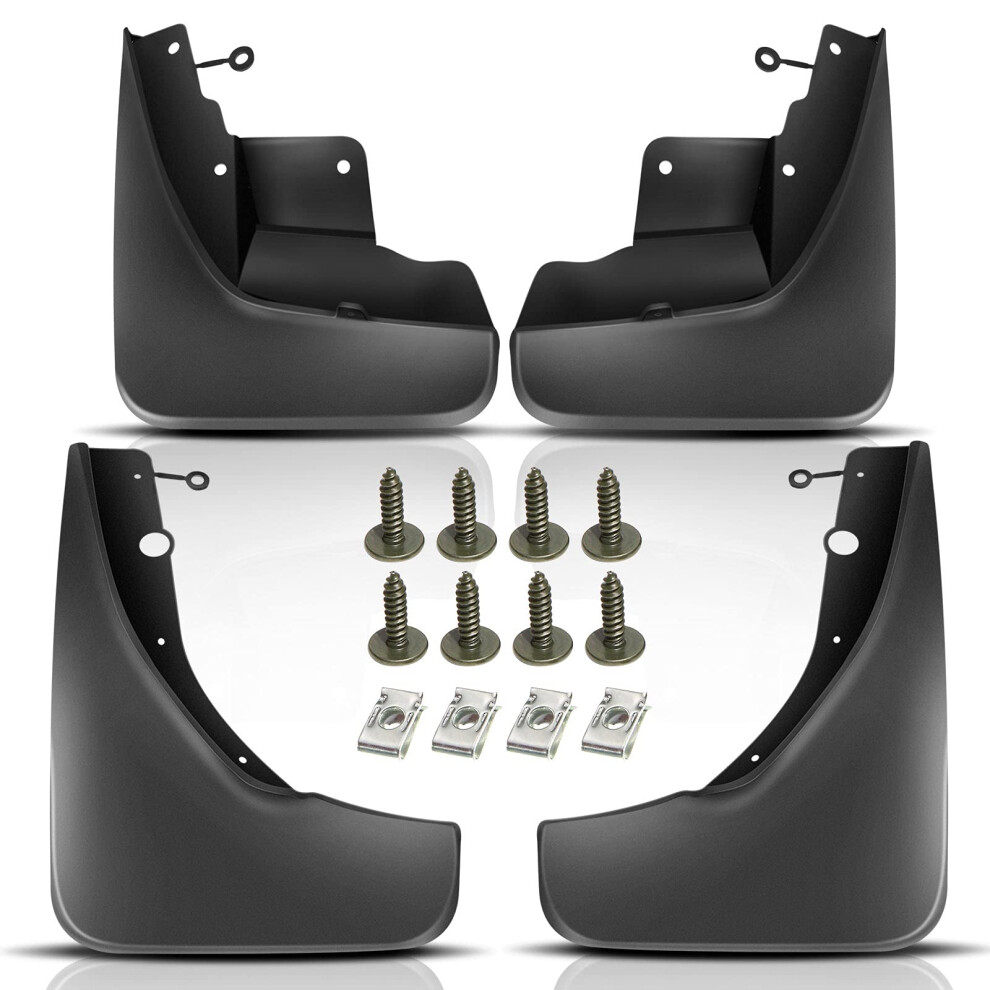 Yhtauto Mud Flaps Splash Guards Fits Jeep Grand Cherokee 2011-2021 (Without Rock Rails & Factory Fender Flares) Mudguards Mudflaps Accessories For C 700401285159