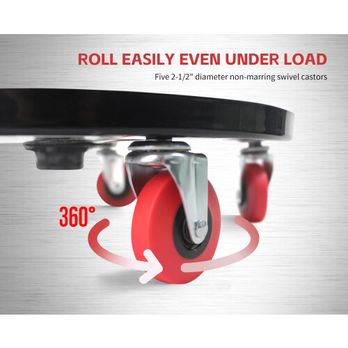 MaxWorks 80771 Pneumatic Roller Seat/Creeper with Adjustable Height - 300 lb Capacity 1