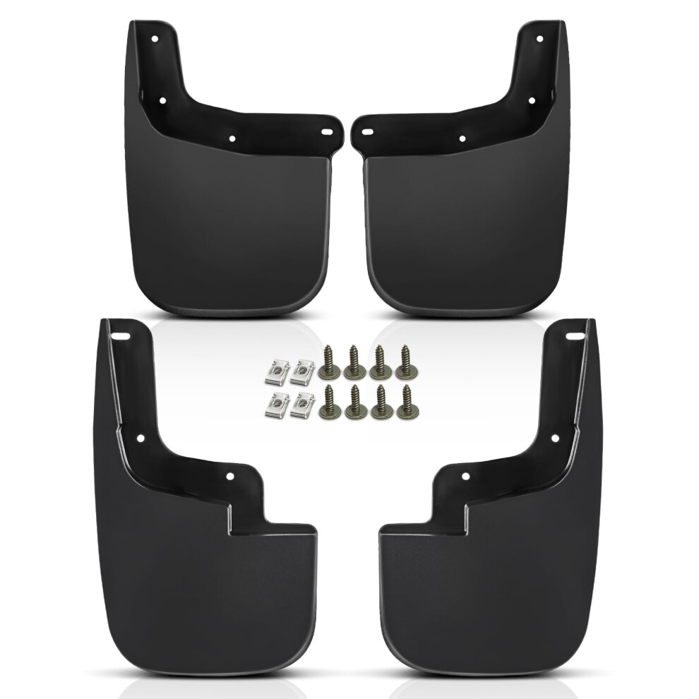 Yhtauto Mud Flaps Splash Guards Compatible With Chevrolet Colorado & Gmc Canyon 2015-2022 Excludes Zr2 (Without Fender Flares And Cladding) Mudguard 734678419962