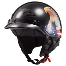 Motocyklov polovicn prilba LS2 Bagger (Murica stredn)