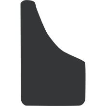 K?bers produkter Thermoflex Fender Guard Semi-Truck Mud Flaps - Par 11.75in.B x 17.75in.L Modelnummer B11751PPB
