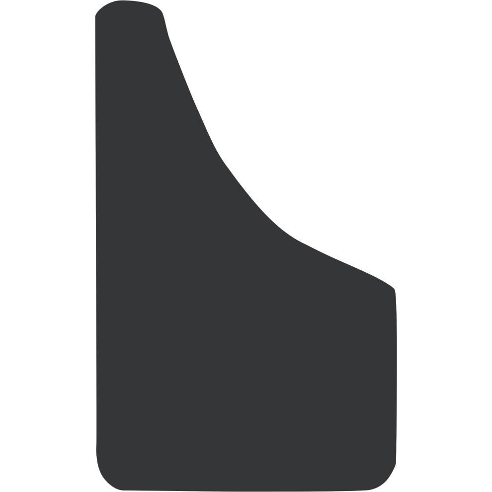 Buyers Products Thermoflex Fender Guard Semi-Truck Mud Flaps - Pair 11.75In.w X 17.75In.l Model Number B11751ppb Black 724920125048