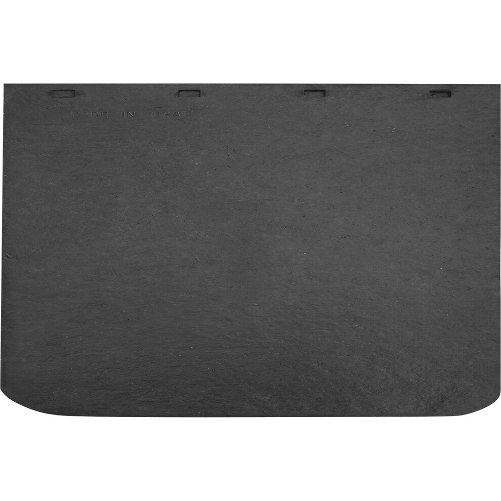 Buyers Heavy-Duty Rubber Semi-Truck Mud Flaps - Pair 18In.w X 12In.l Model Number B1812lsp Black 724920013413