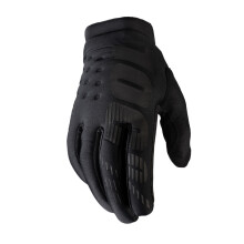 100 % BRISKER Damen-Motocross- und Mountainbike-Handschuhe  MTB- und MX-Rennschutzausrstung (MD  SCHWARZ/GRAU)