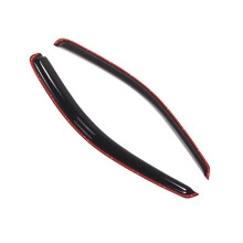 Tuningpros WD2-112i Dark Smoke 2 stk s?t vinduesvisir (i-kanal) deflektor regnsk?rm kompatibel med 1997-2004 Dodge Dakota