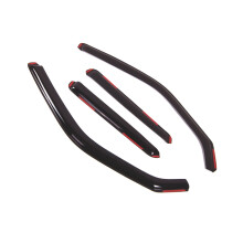 Tuningpros WD2-342i Set da 4 pezzi fum? scuro Visiera per finestrino (nel canale) Deflettore Parapioggia compatibile con Nissan Juke 2011-2017