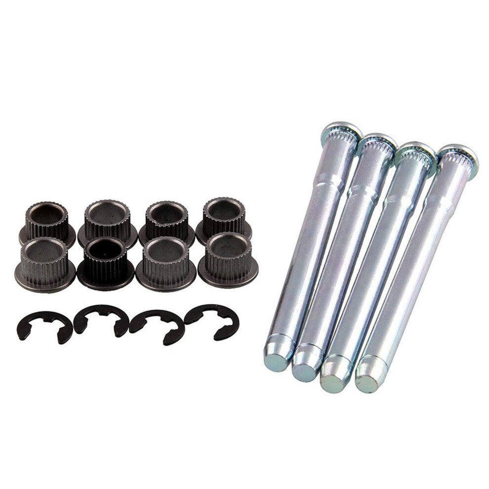 Ledaut Door Hinge Pin And Bushing Repair Kits (4 Pins 2 Door) For 1994-2004 Chevy S10 & Gmc S15 Silver 725732168858