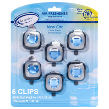 Air Jungles New Car Scent auts lgfrissto kapocs 6 szellozo kapocs 4 ml mindegyik hosszan tart lgfrissto, akr 180 napig szagtalant
