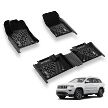 3 W-os padlszonyegek kompatibilis Jeep Grand Cherokee 2013-2015 (nem L) TPE minden idojrsi krlmnyek kztt testreszabott padlburkolattal, 1.