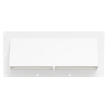RecPro RV Range Vent Cover met vergrendelingsdemper Wit | Buitenventilatie campertrailer