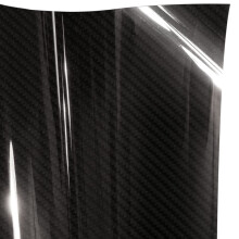 VViViD+ True Gloss Carbon Black Vinyl-Folienrolle (1 Fuß x 5 Fuß)