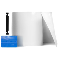 VViViD Doorzichtige BH-verfbescherming Bulk Vinyl Wrap Film inclusief 3M-wisser en zwarte viltapplicator (Bulk ROLL - 12 inch x 240 inch (20ft)