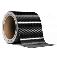 VViViD Hochglnzendes Epoxid-Schwarz-Carbonfaser-Vinyl-Detail-Wickelband, DIY-Rolle (3 Zoll x 20 Fu)