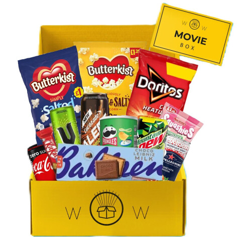 WowBoxMe Movie Night Treat Snacks & Drinks Box 1