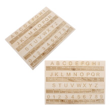 2 holz blindenschrift mit erhabenen für