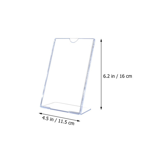 2 acryl displayständer l-förmig für tischkarten 1