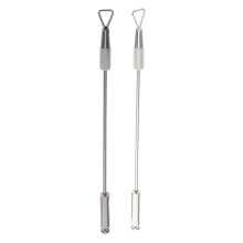 2 metall cuticle-pusher: nagellackentferner & gel-schaber