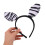 1 set zebrakostüm-accessoires: , stirnband, 4