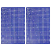 Pvc Schneidematte Blau 2 Stk 17,9x11,9x0,04 Zoll