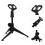 1Pc Adjustable Microphone Stand Tripod Support Black 3