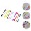 12 Silikon Weinbecher Marker Mit Lochmuster Farben Sortiert 5
