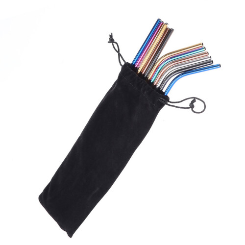 schwarze flanell für trinkhalme, ( ) 2
