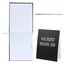 1 set kondolenzbuch, trauer- und gedenkbuch zur beerdigung, portables