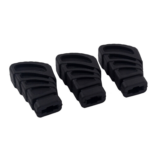 3Pcs Rubber Drum Rack Feet Black Stable Replacement for Cymbal Stands 1