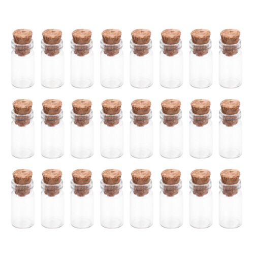1 1,5 ml glasfläschchen mit korkverschluss