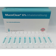 Mucoclear 6% Vials 4ml Pack of 20 - REF:PARI-077G3001-V2