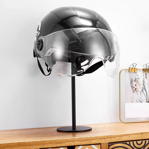 Space Aluminium Helmethouder Voor Motorhelm Op Het Bureau 2