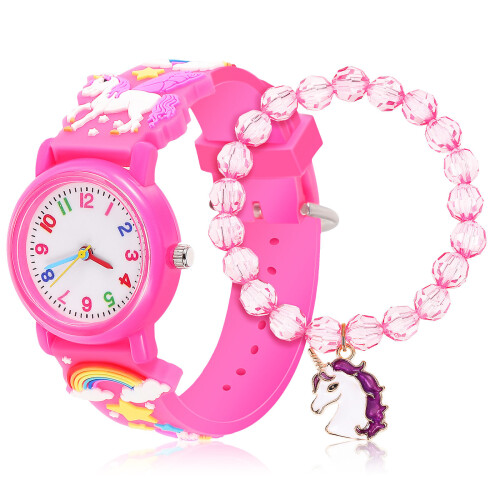 uhr armband für mit perlen cartoon design 1
