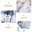 100 kledinglabels met wasinstructies voor winkels 10