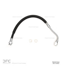 Manguera de lνnea de freno delantera derecha Dynamic Friction Company 350-53002