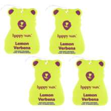 Happy Wax Lemon Verbena fggo auts lgfrissto - illatostott s termszetes illolajokkal titatva - Aranyos 4 csomag