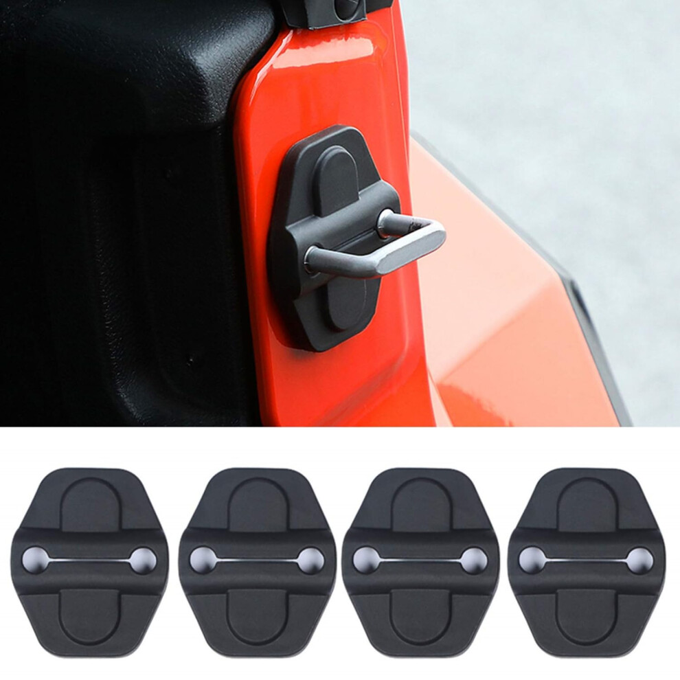 Door Lock Decoration Cover For 2018 2019 2020 2021 2022 2023 2024 Jeep Wrangler Jl Jlu 4Xe Unlimited Sahara Sports Rubicon Gladiator Jt Door Lock Cov 725756799649