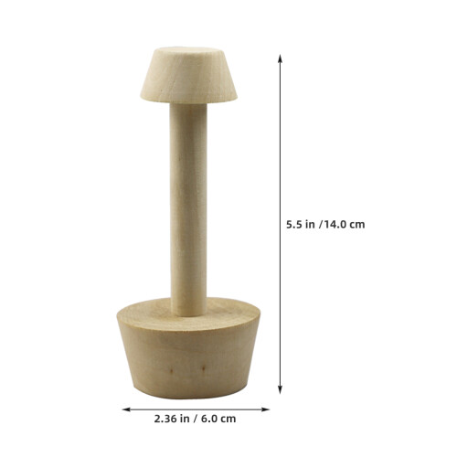 doppelseitiger holz- -stampfer für mini-eier- und gebäck 2