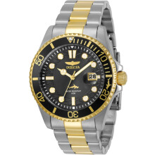 Invicta Pro Diver Quartz-ur til m?nd med rem i rustfrit st?l Tofarvet 22 (model: 30023)