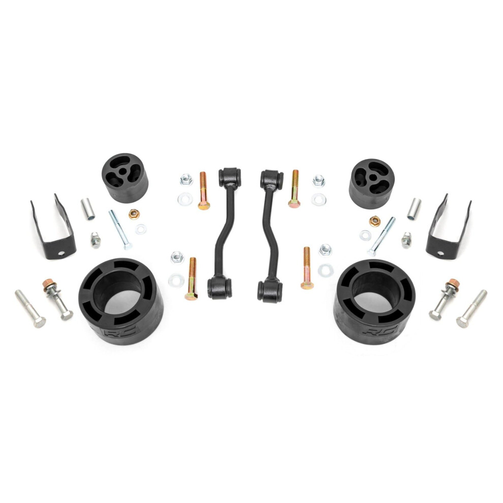 Rough Country 2.5"""" Leveling Lift Kit For 2020-2024 Jeep Gladiator Jt - 63400 Black 843030170547