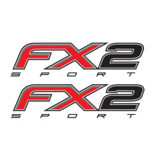 FX2 Sport Decalcomanie F Adesivi Truck 4x4 Bed Side (Set di 2)