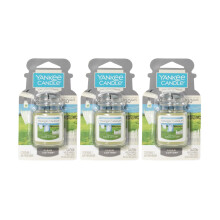 Yankee Candle Auto-Lufterfrischer, hngendes Autoglas, neutralisiert Gerche bis zu 30 Tage, saubere Baumwolle, 0,96 oz (3er-Pack)